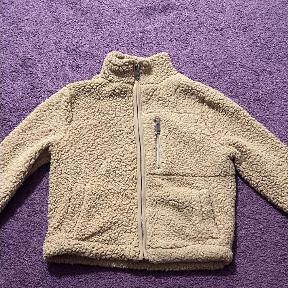 Love Tree Tan Sherpa Jacket